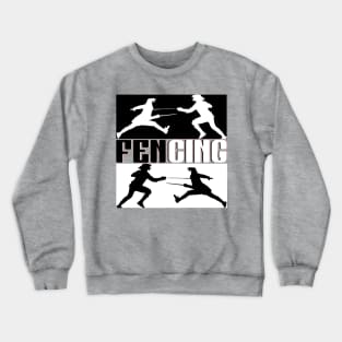 fencing sport Crewneck Sweatshirt